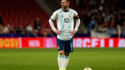 Lionel Messi con la Selección Argentina