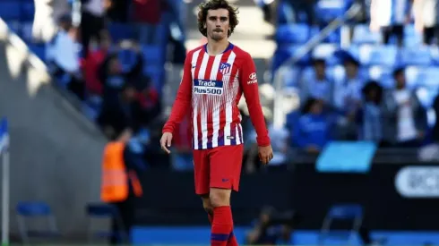 Griezmann en su último partido con el Atlético Madrid.