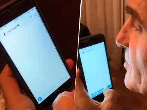 "¡Hola, Mick Jagger!", Ruggeri le mandó una nota de voz a su ídolo y subió el video a Instagram