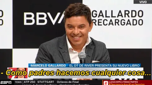Una periodista no aguantó y le hizo un pedido personal a Gallardo en plena conferencia