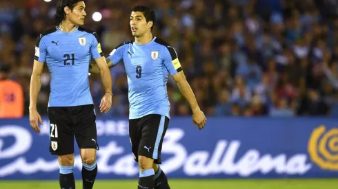 Edinson Cavani y Luis Suárez