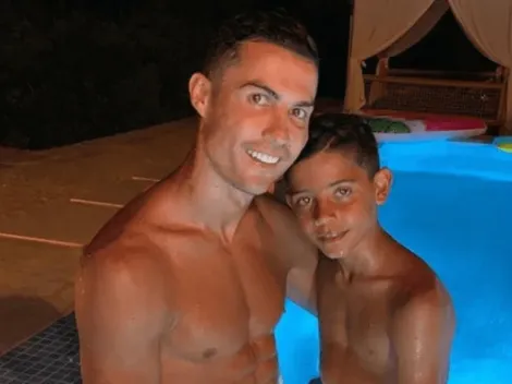 Es un tierno: se nos cayó la baba con el último mensaje de Cristiano Ronaldo a su hijo