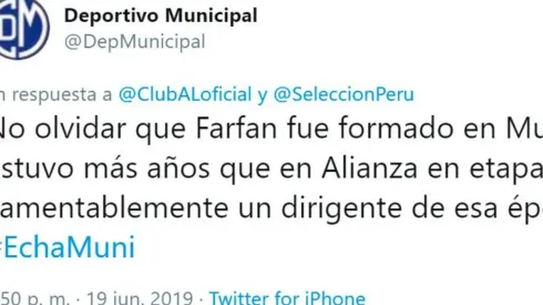 La discusión se generó en Twitter