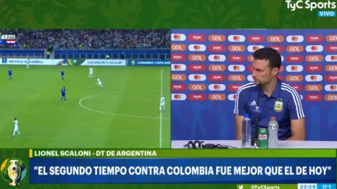 Uno de los dos miente: Scaloni contó por qué lo sacó a Lautaro Martínez