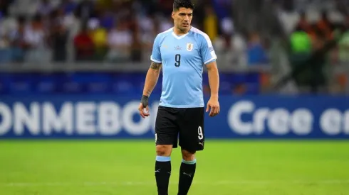 Suárez, en la Copa América con Uruguay.