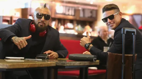 James y Arturo, juntos en el Bayern Munich. (Getty)