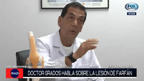 La especialidad del traumatólogo Julio Grados es el deporte.