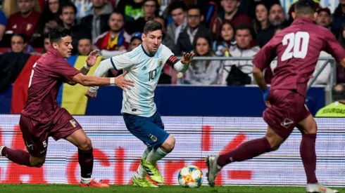 Messi ante Venezuela.
