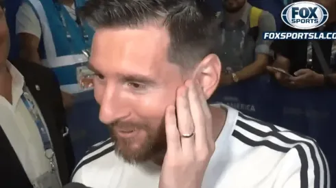 Lo que todos nos preguntábamos: Messi explicó por qué cantó el himno por primera vez