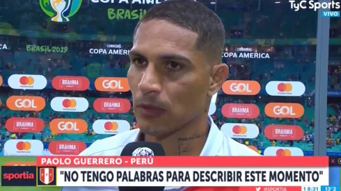 Paolo Guerrero se descargó apenas terminó el partido y le respondió a quienes dudan de Perú
