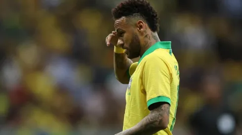 Foto de Neymar, jugador de la Selección de Brasil.