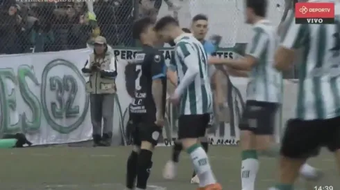 El cabezazo de Reynoso a Lugones.