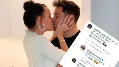 Zárate metió foto con su mujer, Villa lo quiso trollear y terminó humillado frente a todos