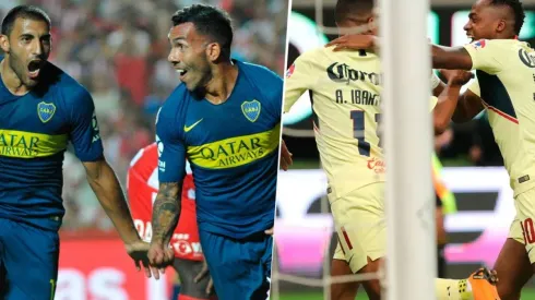 Boca vs. América por la Colossus Cup.