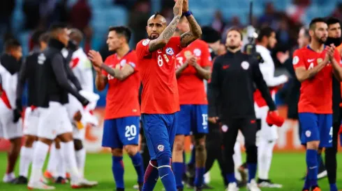 Foto de Arturo Vidal, jugador de Chile.