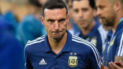 Scaloni habló en conferencia de prensa.