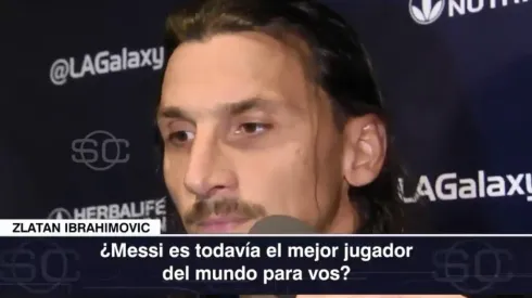 La respuesta de Zlatan Ibrahimovic.