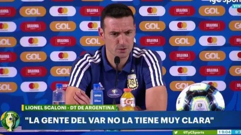 Foto de Lionel Scaloni, entrenador de Argentina.