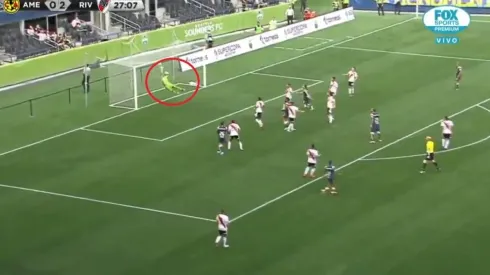 La atajada de Germán Lux.