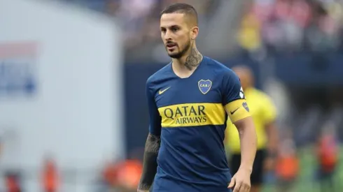 Darío Benedetto con la camiseta de Boca.