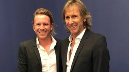 Los Gareca antes del gran duelo.