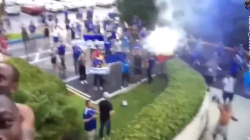 Así fue la gran movida de los hinchas de Millonarios en Boca Ratón, Estados Unidos