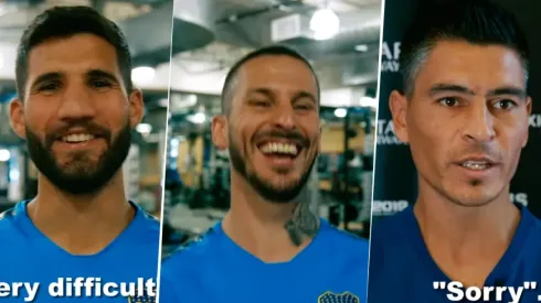 A los jugadores de Boca los hicieron hablar en inglés y estallamos de risa