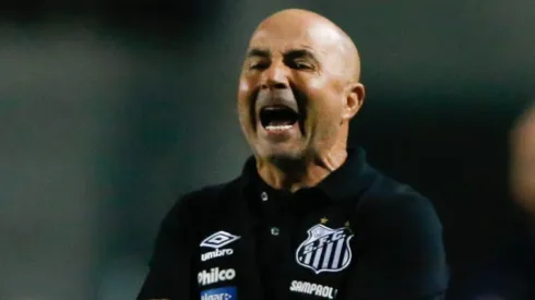 Jorge Sampaoli, entrenador de Santos.