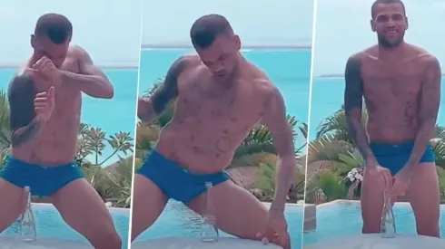 Siempre adelantado al resto: el Bottle Cap Challenge de Dani Alves que se volvió viral