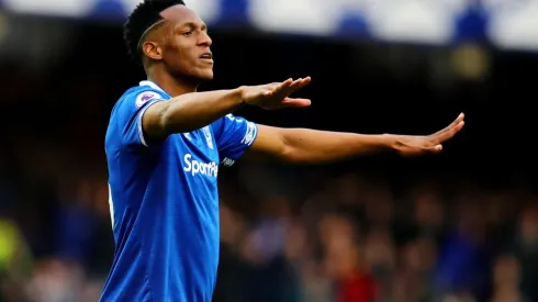 Yerry Mina busca continuidad en el Everton. (Getty)