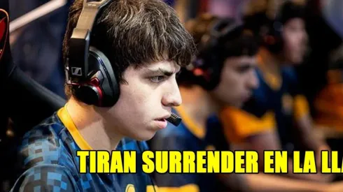 ¡Tiraron Surrender en la LLA de League of Legends!