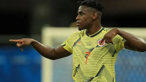 Duván Zapata, jugador del Atalanta de Italia.