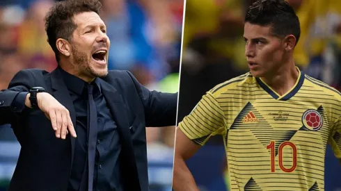 Diego Simeone habló sobre la posible llegada de James Rodríguez al Atlético Madrid
