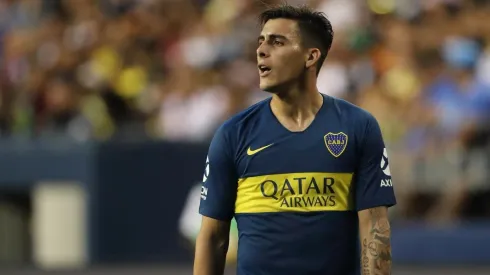 Cristian Pavón con la camiseta de Boca.