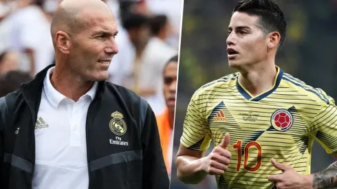 Zidane se desvincula de la polémica sobre el futuro de James Rodríguez