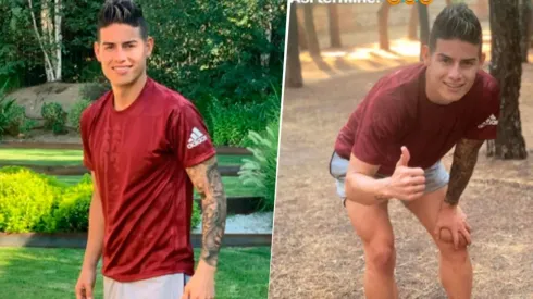 James Rodríguez entrenó en Madrid, pero lejos del Real y del Atlético