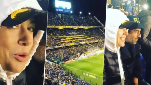 El video de la esposa de De Rossi cantando en La Bombonera que enloqueció a los hinchas de Boca