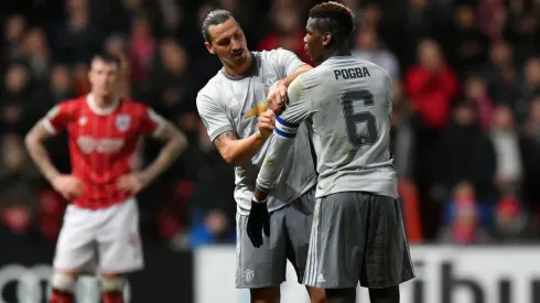 Ibrahimovic y Pogba cuando fueron compañeros.