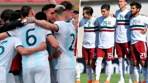 México vs. Argentina por los Juegos Panamericanos .