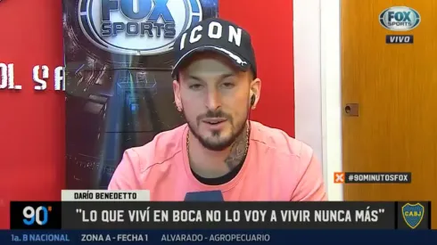 Benedetto: "Lo que viví en Boca no lo voy a vivir más en ningún lado"