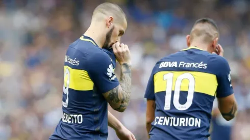 Benedetto junto a Centurión. (Getty)