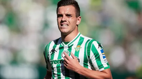 Giovani Lo Celso con la camiseta de Betis.