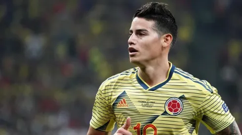 James Rodríguez durante la Copa América de Brasil.