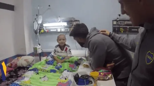 Para llorarse todo: el tierno diálogo de dos jugadores de Boca con un hincha de River