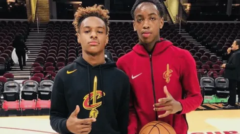 De tal palo: los hijos de LeBron y Wade se filmaron haciendo volcadas y ya los esperan en la NBA