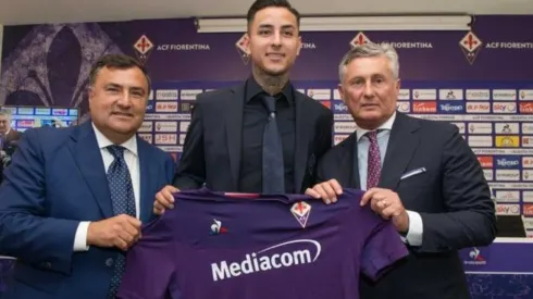 Erick Pulgar fue presentado en la Fiorentina