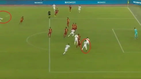 Faltó el VAR: centro perfecto de Marcelo y gol de Casemiro en offside ante la Roma