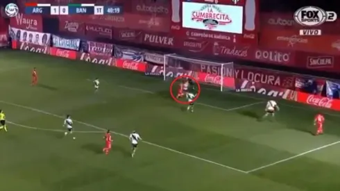 El gol en contra de Luciano Lollo.