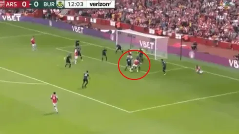 Foto captura del gol.