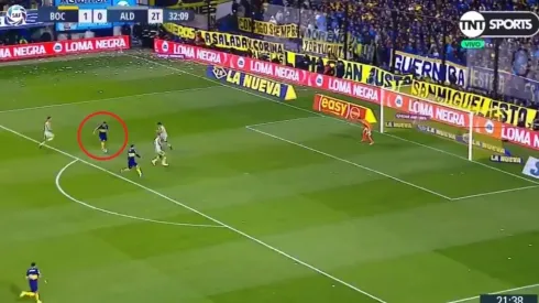 El tanto de Eduardo Salvio.